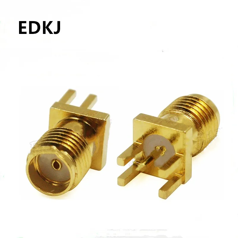 5 шт. гнездовой разъем SMA мм припой гайка край зажим для печатной платы прямое