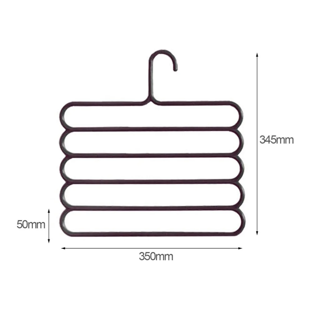 2018 Горячее предложение 5 слоев противоскользящие MagicTrousers вешалка
