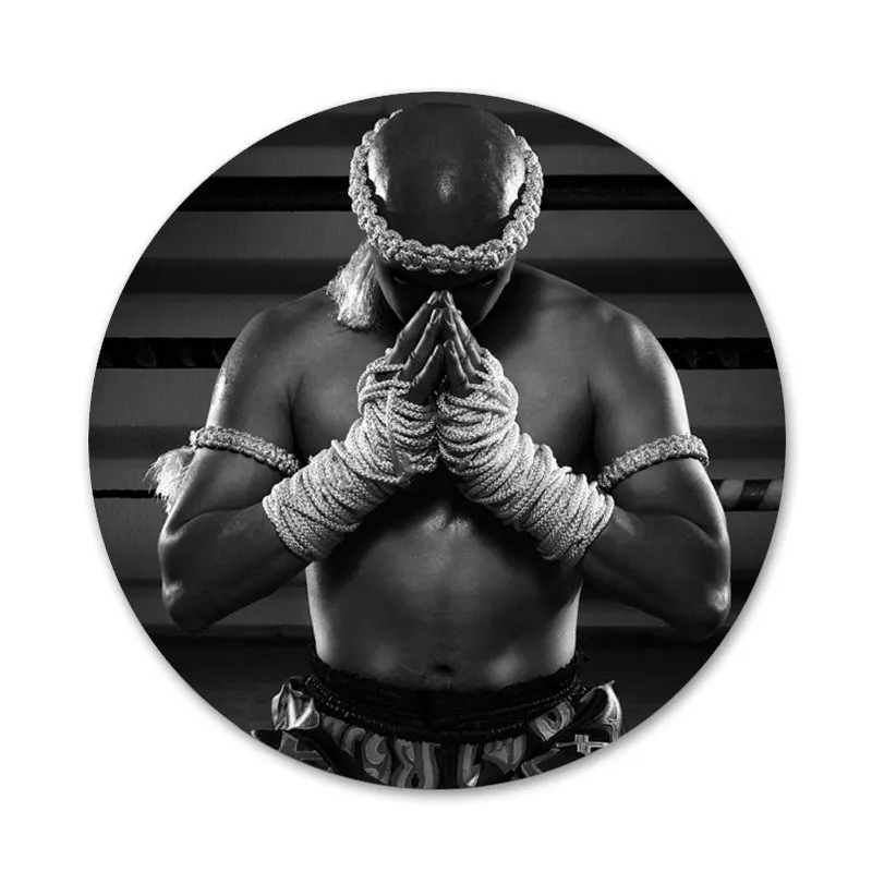 Брошь в стиле Муай Тай 58 мм значок косплея аксессуары для одежды украшение