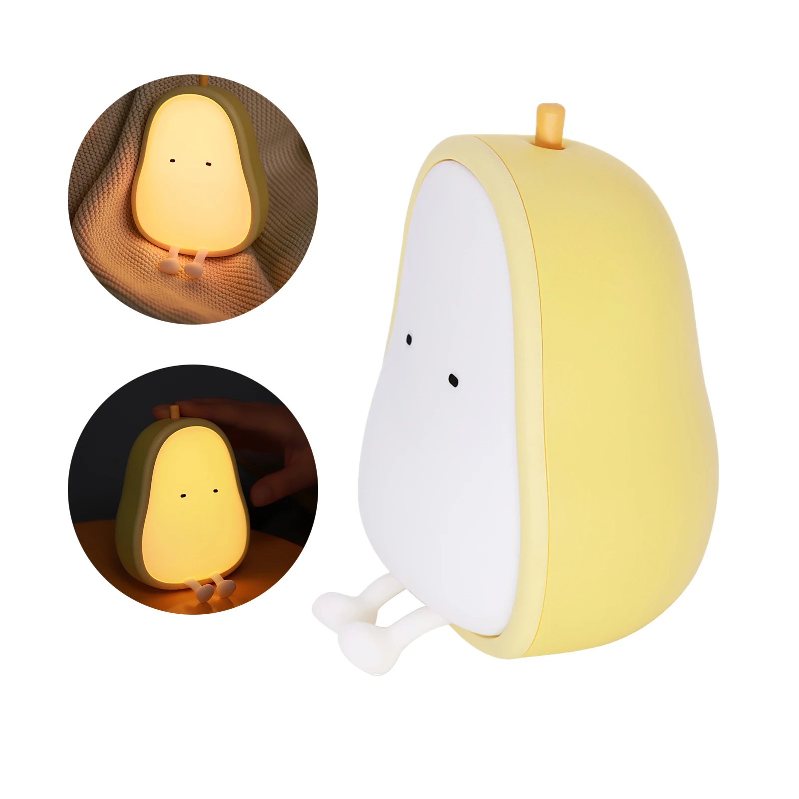 СВЕТОДИОДНЫЙ ночник в форме фруктов прикроватный светильник груши с USB для