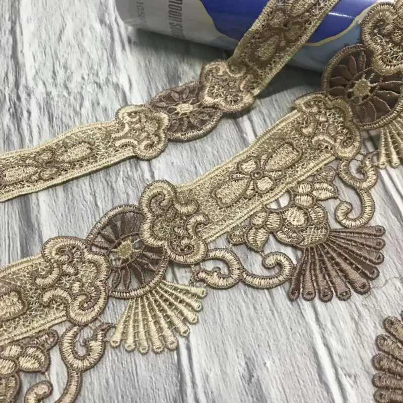 1 ярд вышивка кружева дивана подушки украшения водорастворимые мягкие