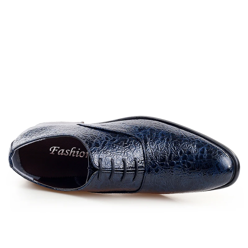 OZERSK удобные мужские классические туфли кожаные офисные на шнуровке Роскошные