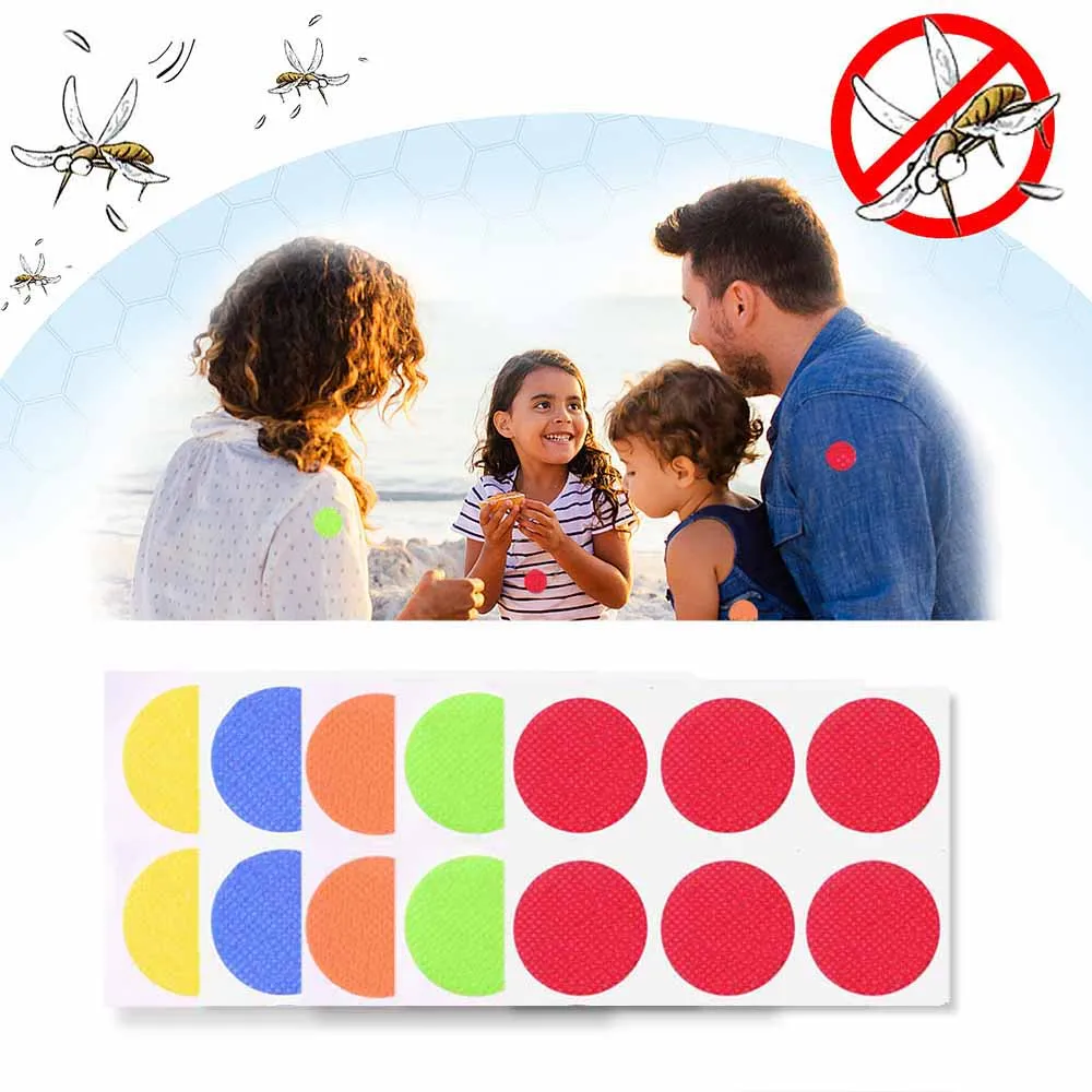 60 шт. наклейки от комаров и насекомых|Репелленты| |