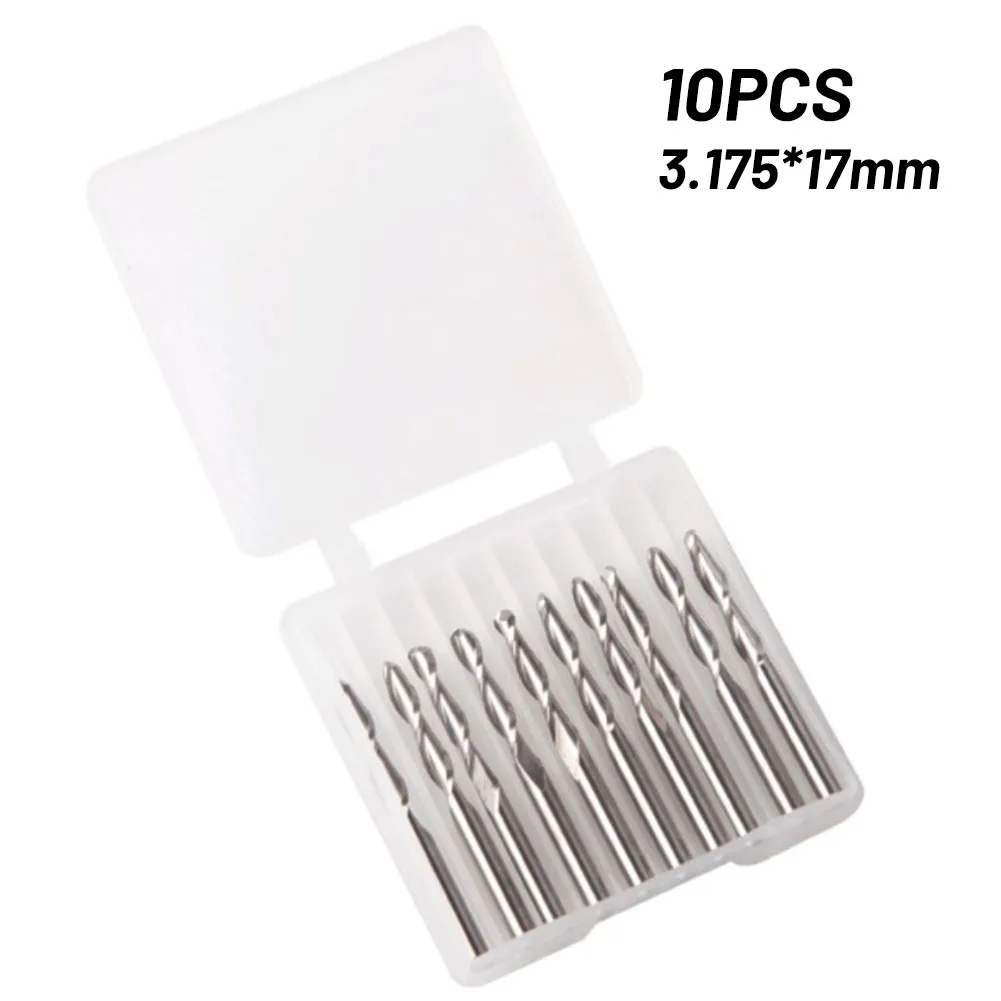 

10pcs Milling Cutter Accessories Ball-end Cemented Carbide Computer Engraving