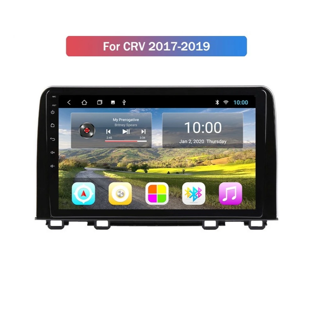 Android 10 0 Автомобильный GPS-навигатор для HONDA CRV 2017-2019 автомобильный радиовец с Wifi 4G