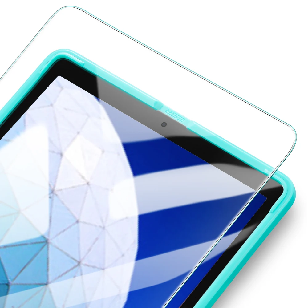 1pc ESR закаленное стекло для iPad 7 Generration 10,2 Air 3 iPad Pro 10,5 Защитная пленка для экрана 9H стеклянная пленка для iPad 7th Gen Air3 2pc - Цвет: 1pc