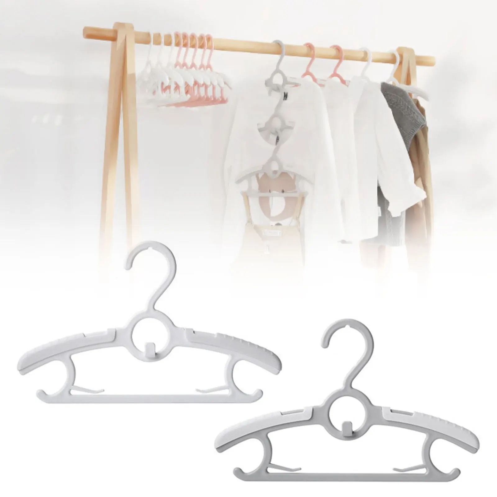 

10 шт. детских пластиковыми Вешалками Для маленьких детские вешалки выдвижной сушильные стеллажи для выставки товаров Non-slip бесшовные сушил...