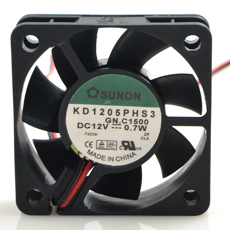 

Для Охлаждения SUNON KD1205PHS3 12V 0,7 Вт 5 см 5015 2-провода бесшумный вентилятор охлаждения