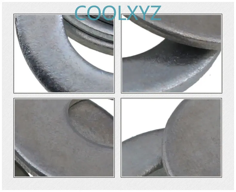 Оцинкованные белые цинковые плоские прокладки ультратонкие шайбы увеличение