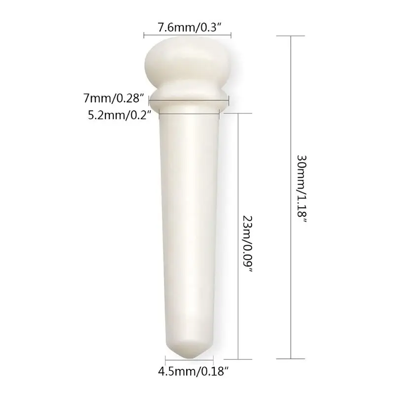 

6 String Acoustic Guitar Bone Bridge Saddle and Nut and 6pcs Guitar Bone Bridge Drop Shipping