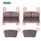 Мотоциклетные передние и задние тормозные колодки комплект для Kawasaki ZX-6R EDF без АБС 2013 ZX6R FDF модель ABS636cc 2013 ZX 6R