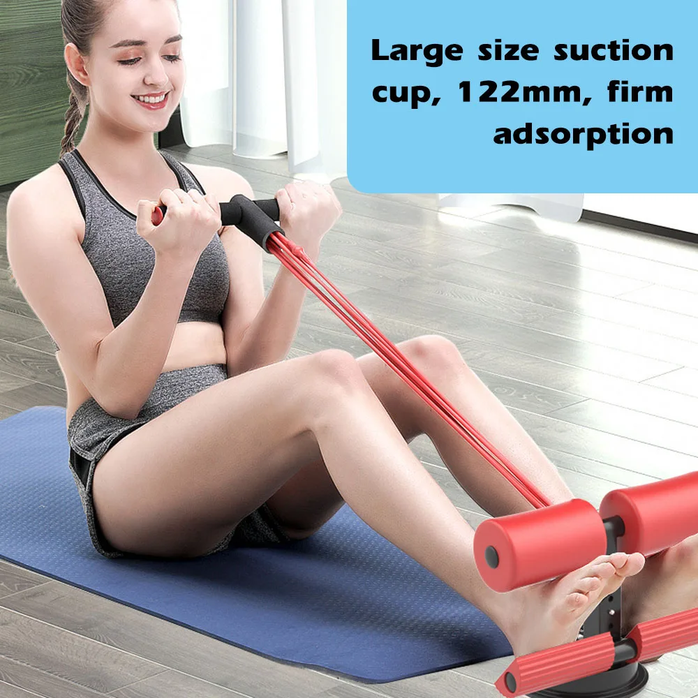 

2021 New Sit Up Assistant Ankle Support Abdominal Core Workout Fitness Sit Ups Bar Portable Situp Suction Home Gym Dropship