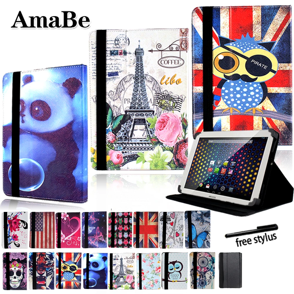 Ударопрочный кожаный чехол для планшета 10 &quotARCHOS 97 101 Tablet + Stylus|Чехлы планшетов и