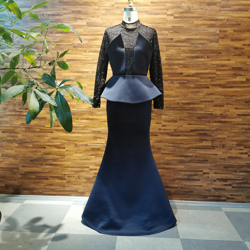 Элегантный длина до пола длинное вечернее Вечерние Платье женское сексуальное