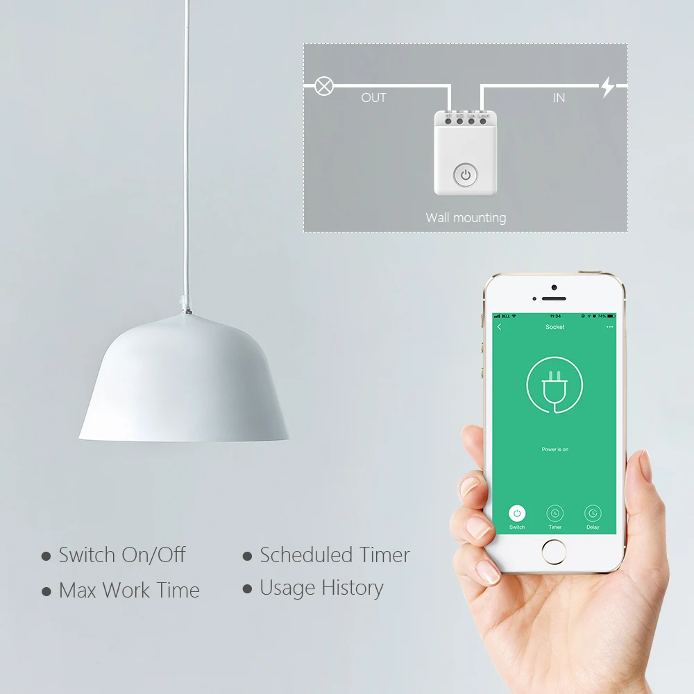 Broadlink RM Pro Wi Fi IR RF пульт дистанционного управления SC1 на выключенном устройстве