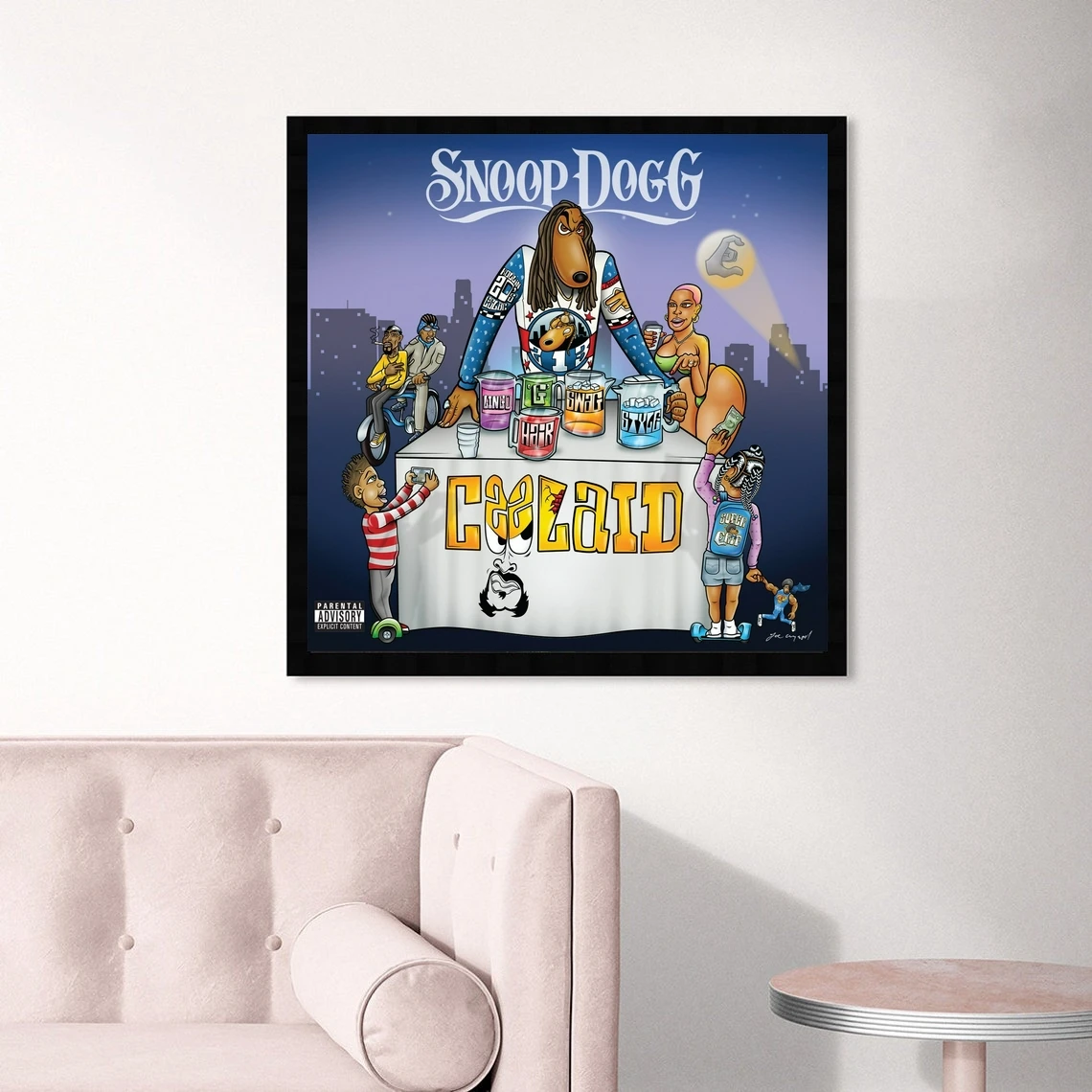 Snoop Dogg Coolaid Music Album Poster Canvas Art Print Home Decoration Wall Painting (No Frame) (art.: 3920cbd3150bb) - 3920cbd3150bb