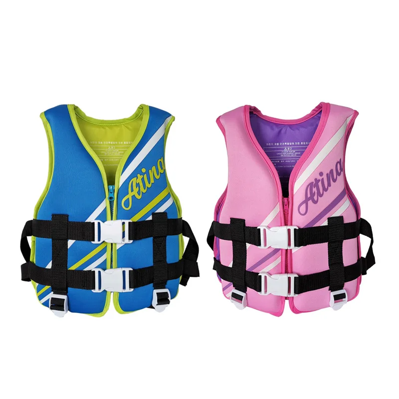 

Child Life Vest Kid Swimming Neoprene Jacket for Boys Girls Buoyancy Safety Suit Boating Beach Swim Surf Ski Drift Water Sports