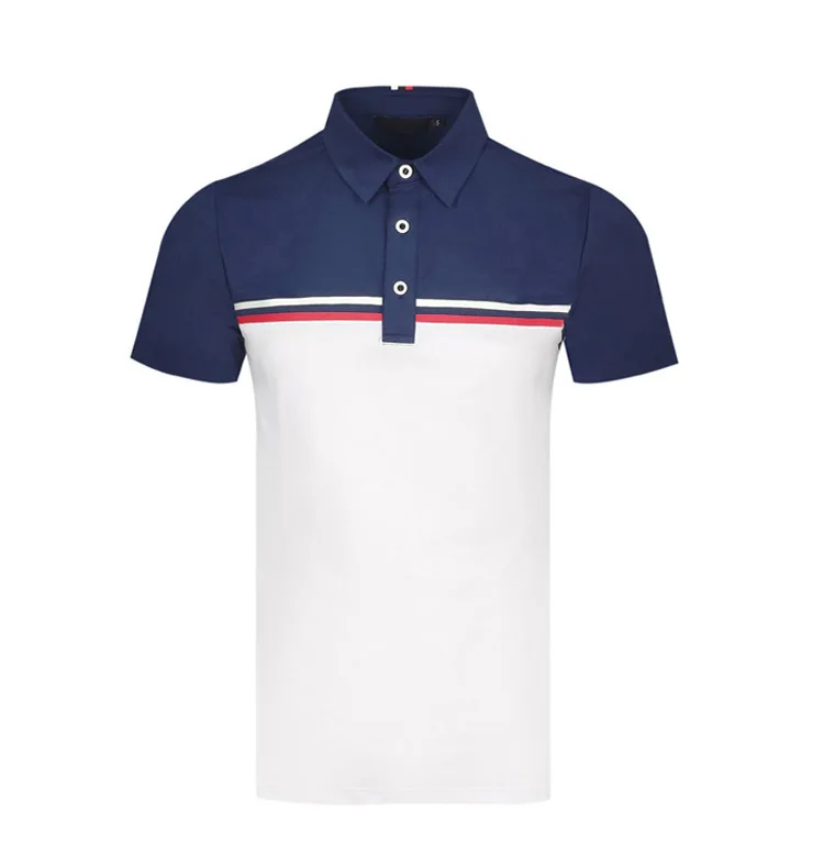 Одежда для гольфа мужская футболка с коротким рукавом Тонкий Топ 2020 летняя новая