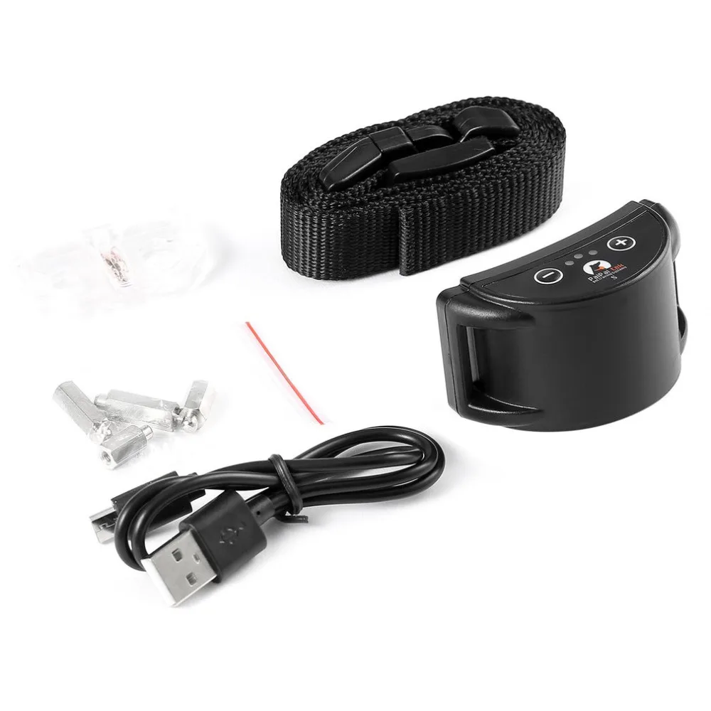 

Перезаряжаемый ошейник Paipaitek для домашних питомцев, автоматический эффективный ультразвуковой тренировочный ошейник для собак с 5 режимам...