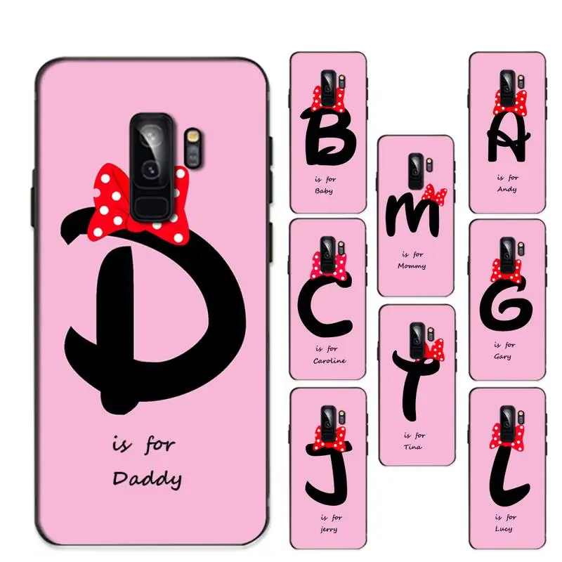 

Initial Letter A Z Fashion Phone Case For Samsung Galaxy S20lite S21 S21ULTRA s20 s20plus for samsungS21plus 20UlTRA capa