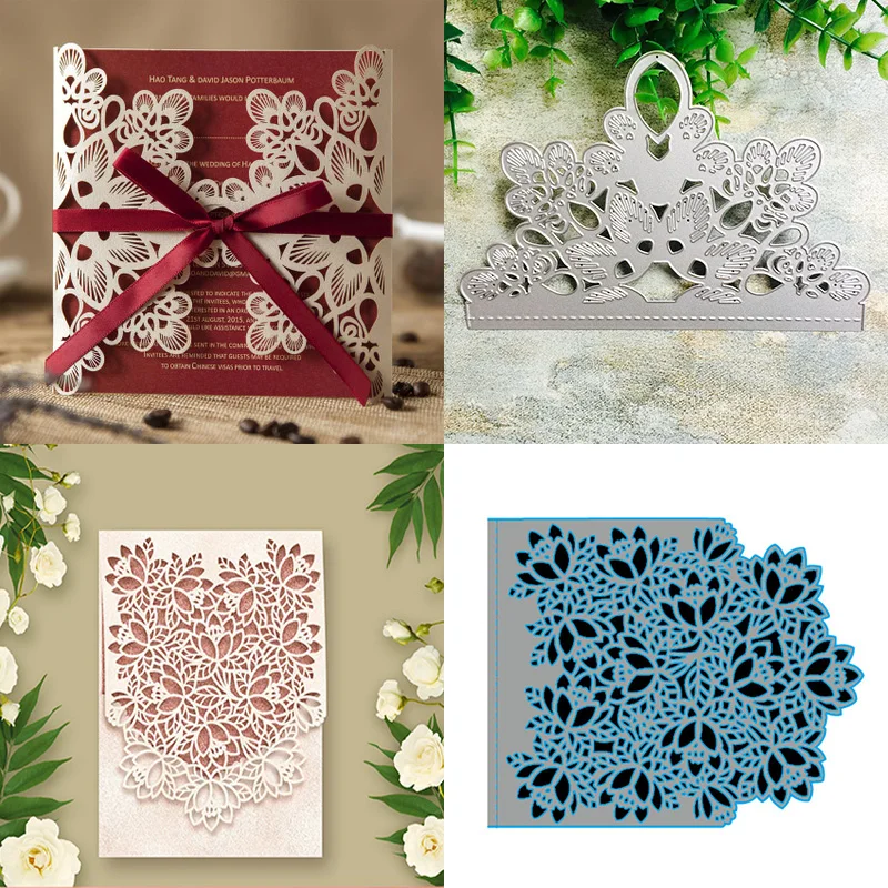 Металлические штампы для скрапбукинга бумаги рождественской елки сделай сам