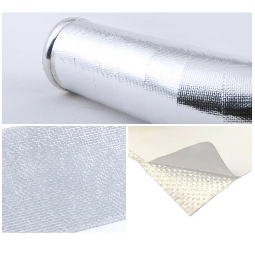 25 м Автомобильная клейкая Серебряная Барьерная лента высокотемпературная
