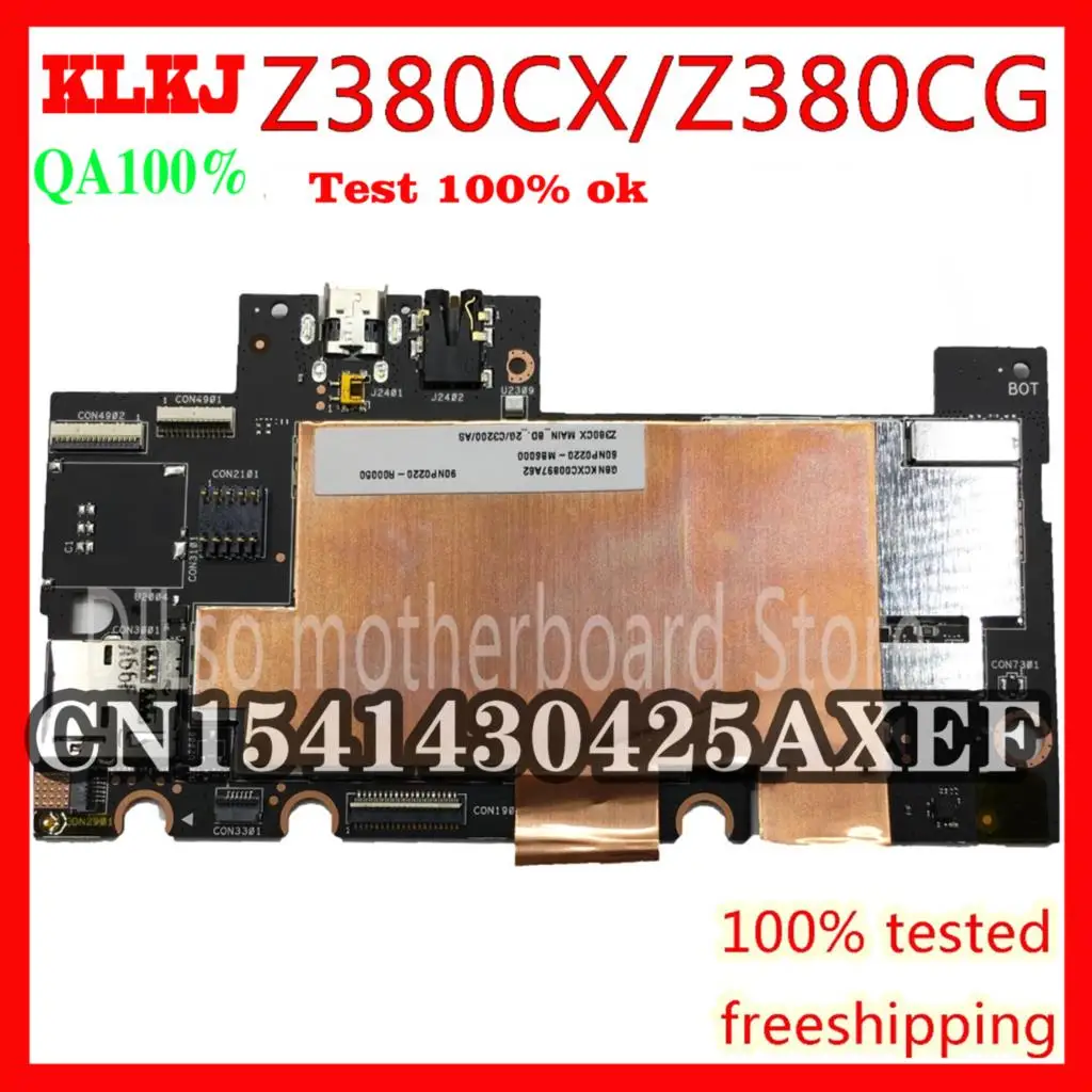 

KLKJ Z380CG для ASUS Z380CX Z380CG Z380C ZenPad 8,0 оригинальная тестовая материнская плата 100%