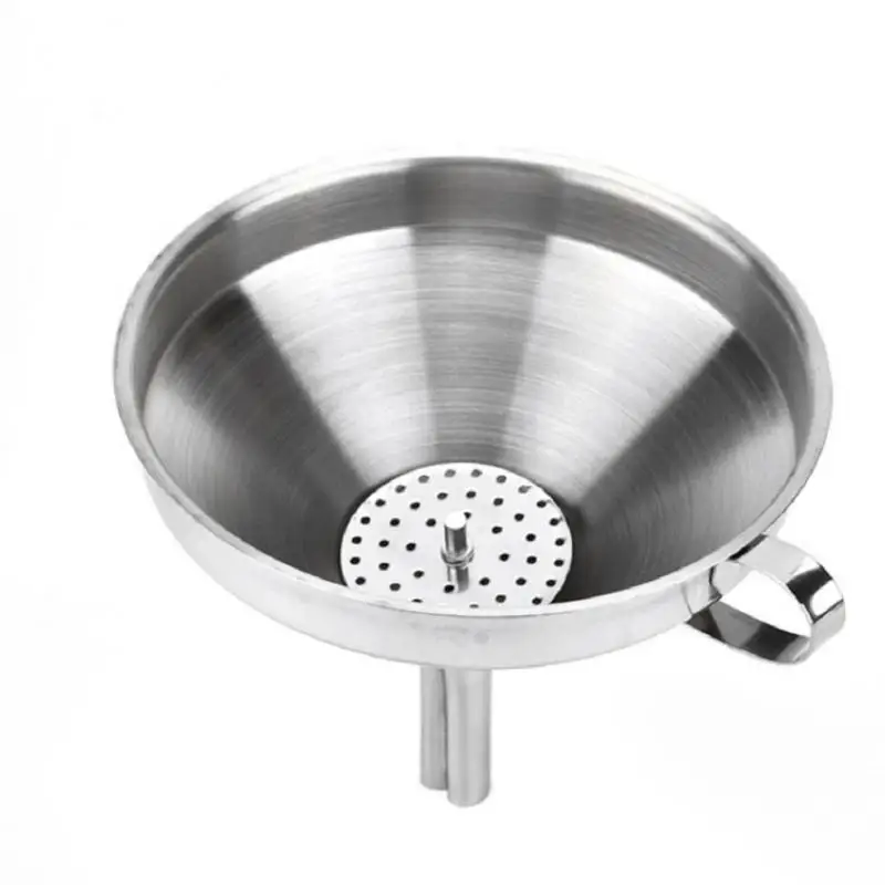 Масляная воронка для жидкости из нержавеющей стали металлическая со съемным