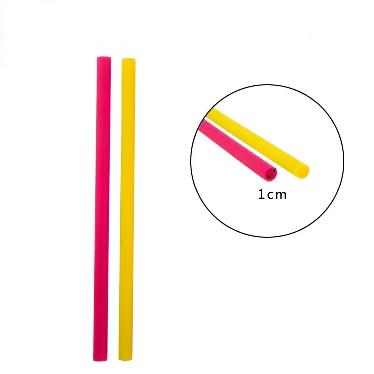 Пищевая многоцветная многоразовый силикон соломенная силиконовая трубочка с