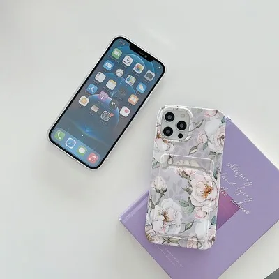 

Vintage Flowers For Mobile Phone Case Card Package Protective Covers Soft Shell For Men And Women TPU Material 2021 Style