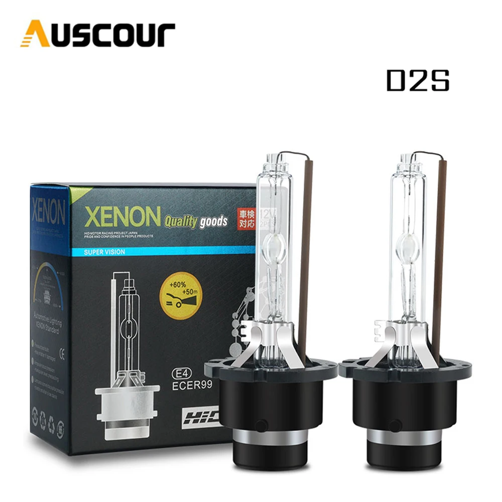 2шт AC 35W D2S hid ксеноновая лампа автомобильная фара 6000k 8000k 10000K 12000K Xenon d2c для