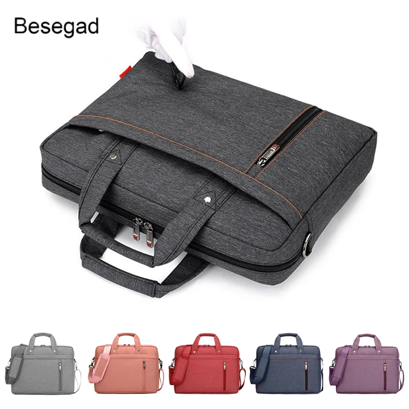 Сумка чехол Besegad для ноутбука Macbook Pro13 15 6 17 дюймов портфель сумка Apple Samsung|Сумки и