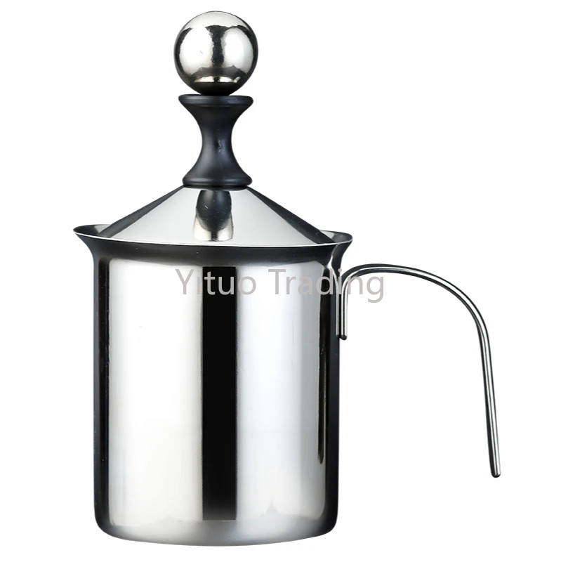 

50665 Coffee Milk Foaming Manual Milk Double-layer Filter Consumer and Commercial Milk Foaming Machine Tea Shop Equipment