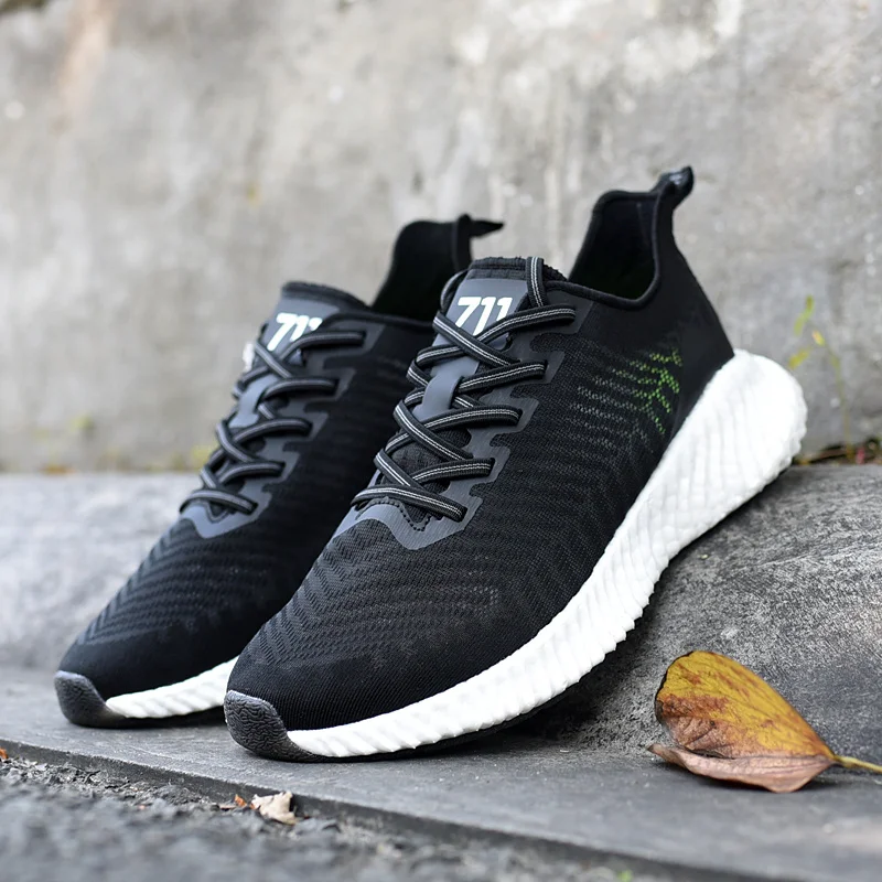

Top Quality Treeperi Basf Boost Runner 711 Men Women Running Shoes Black White Outdoor Sneakers Volt Sport Shoes