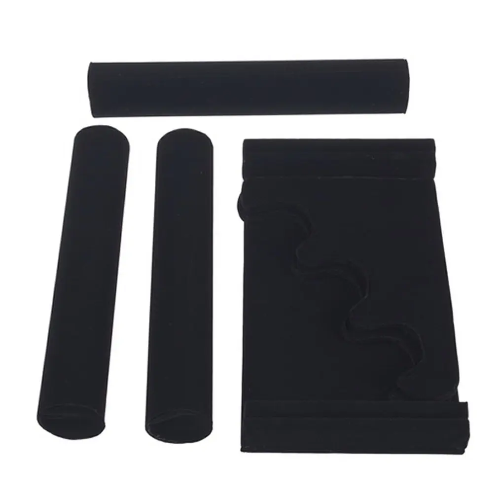 

Hot Sale Black Velvet 3 Tier Watch Bracelet Bangle Jewelry Display Organizer Holder Rack Stand 303x172x240mm Showcase Display