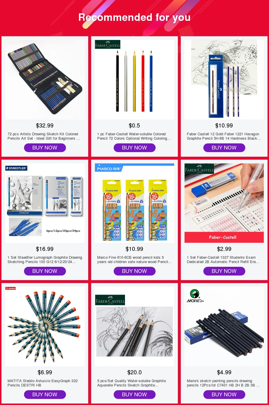 MATITA Stabilo Astuccio easygraphe 322 карандаши DESTRI HB