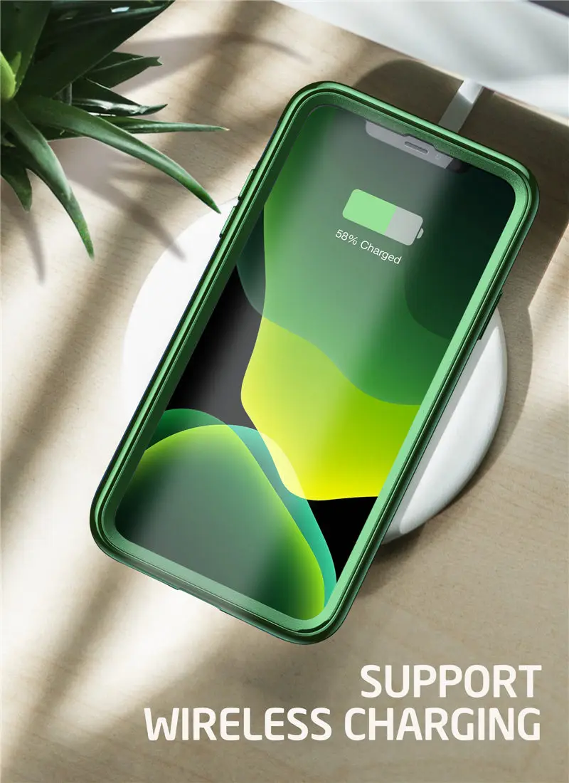 Чехол для iPhone 11 6,1() SUPCASE UB электро-металлический гальванический+ Гибридный чехол из ТПУ с встроенным защитным экраном