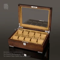 new 2022 wood watch organizer brown watch storage boxes case fashion jewelry display box holder gift case