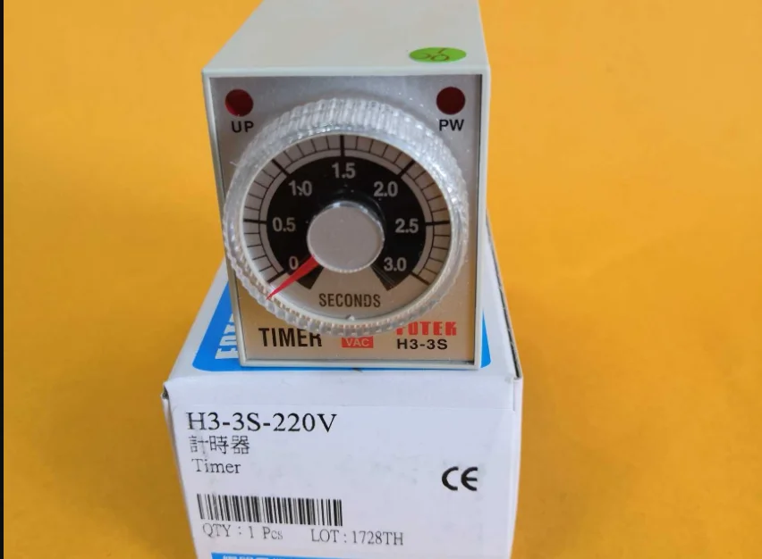 Relé de Tempo H33s220v de Ing Fotek Original Novo de Taiwan Temporizador