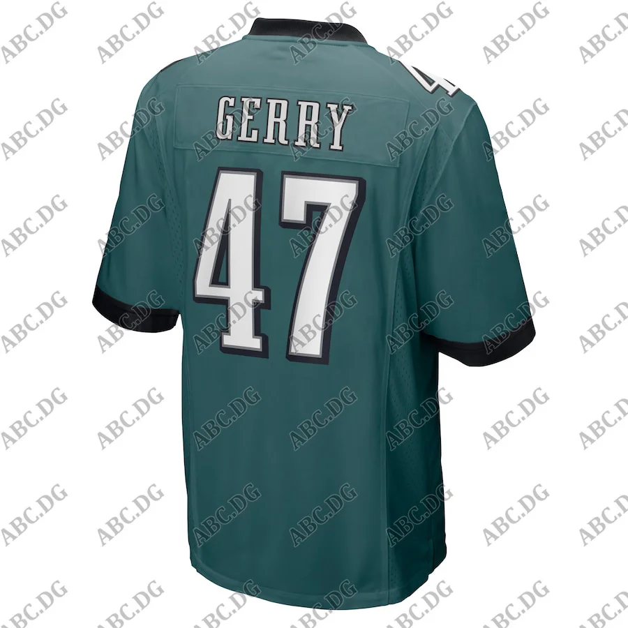 

Men Women Kid Youth Philadelphia Nathan Gerry Midnight Green Game Jersey