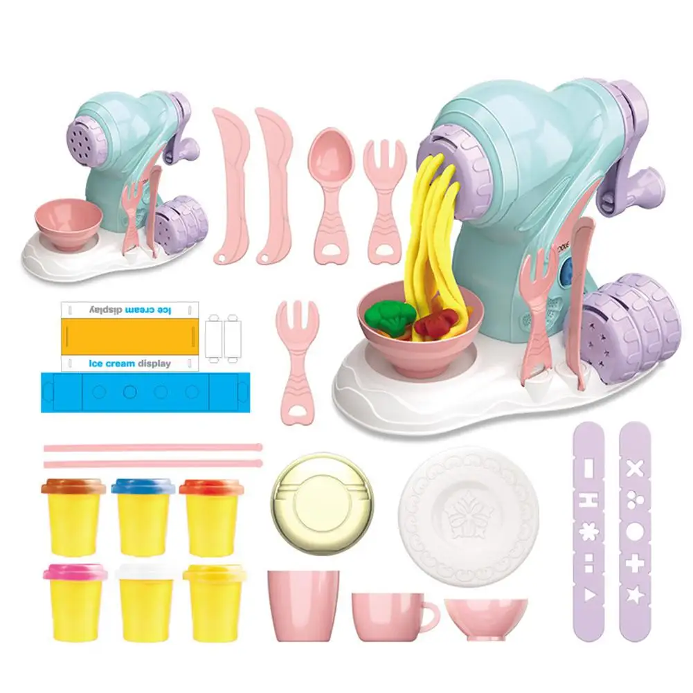 Многофункциональный DIYes цветной глины ручной чайник машина набор для детей лед