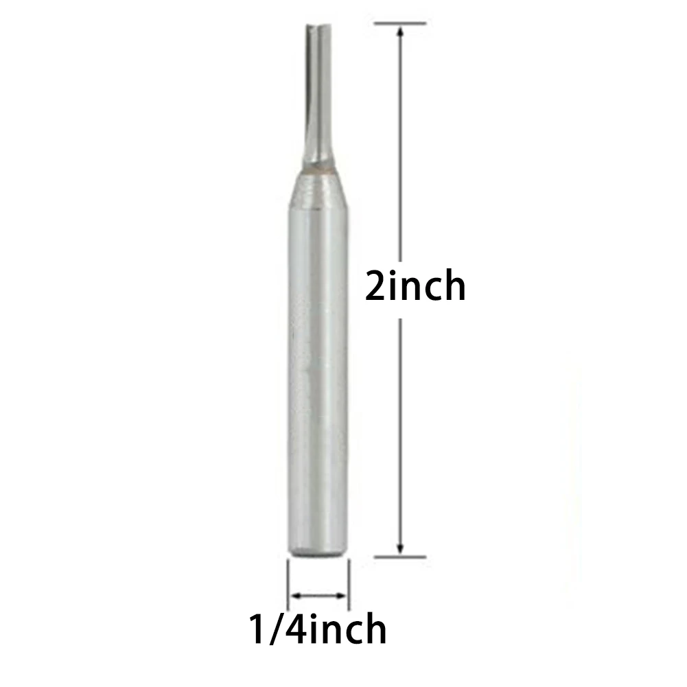 

1/8\\\" Diameter Milling cutter Carbide Insert Straight 1/4\\\" Shank Workshop