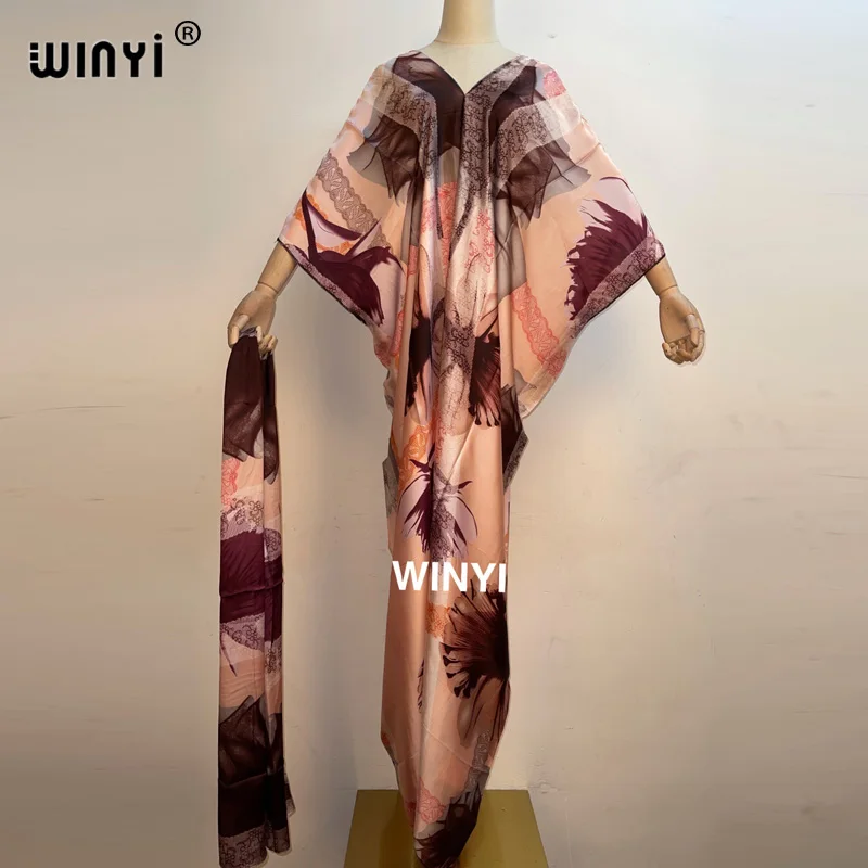 

WINYI 2021 Dresses For Women Quarter Arabia Design Loose плае Maxi Long Femme Vestidos Summer Autumn Party Elegant Dress