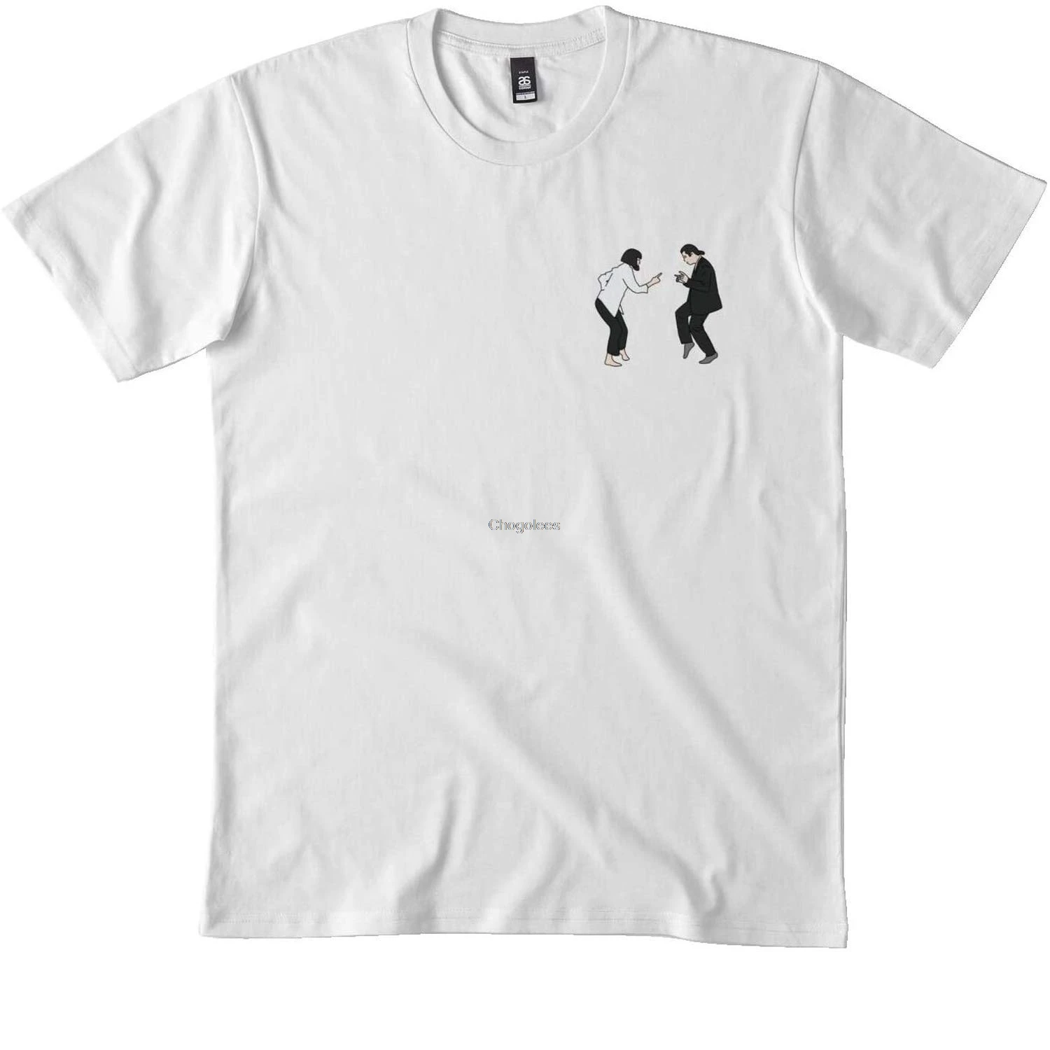 Криминальное чёрное классическое футболка DMN11 |