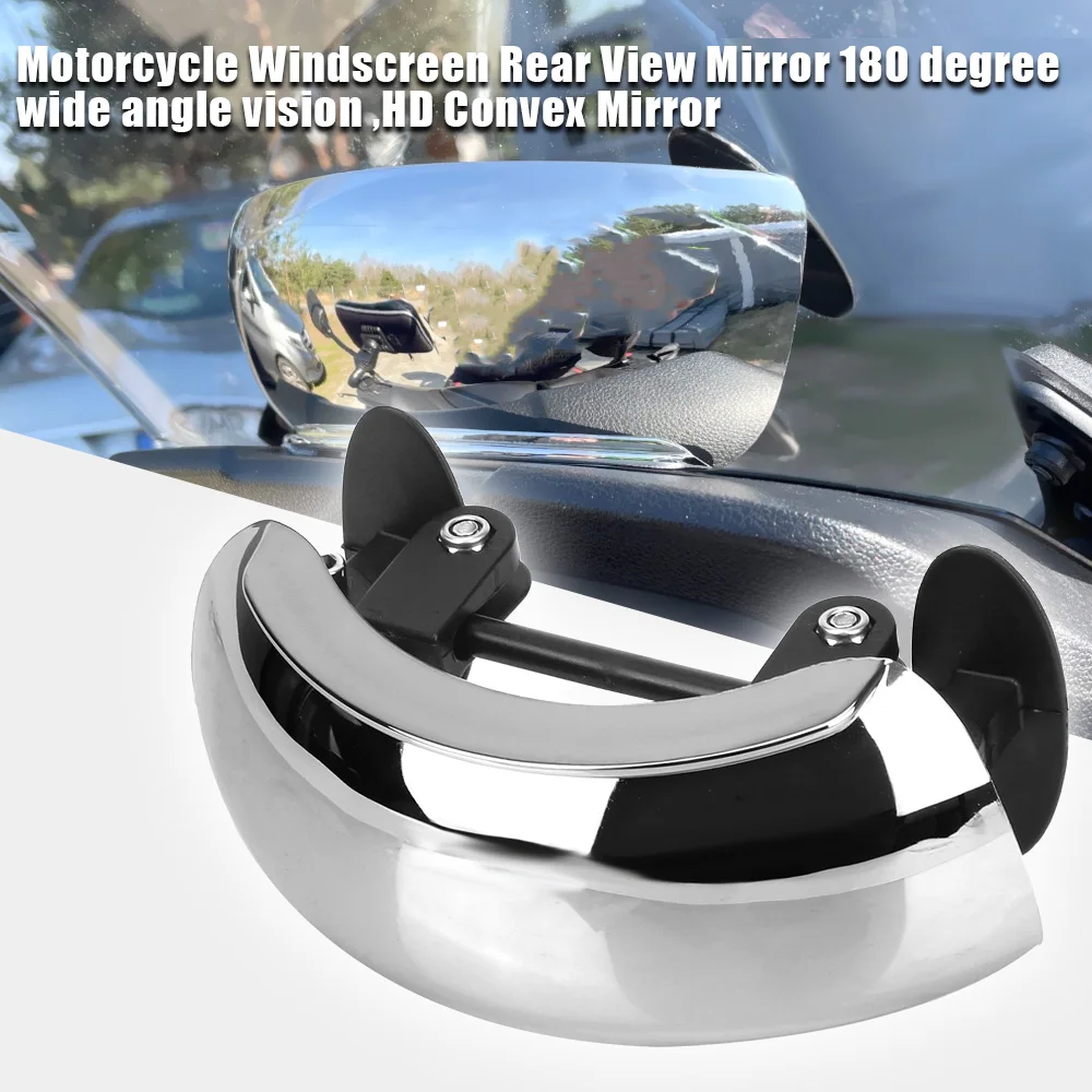 LEEPEE Universal Wide Angle Safety Rearview Mirror 180 Degree Auxiliary Blind Spot Motorcycle Windscreen | Автомобили и мотоциклы