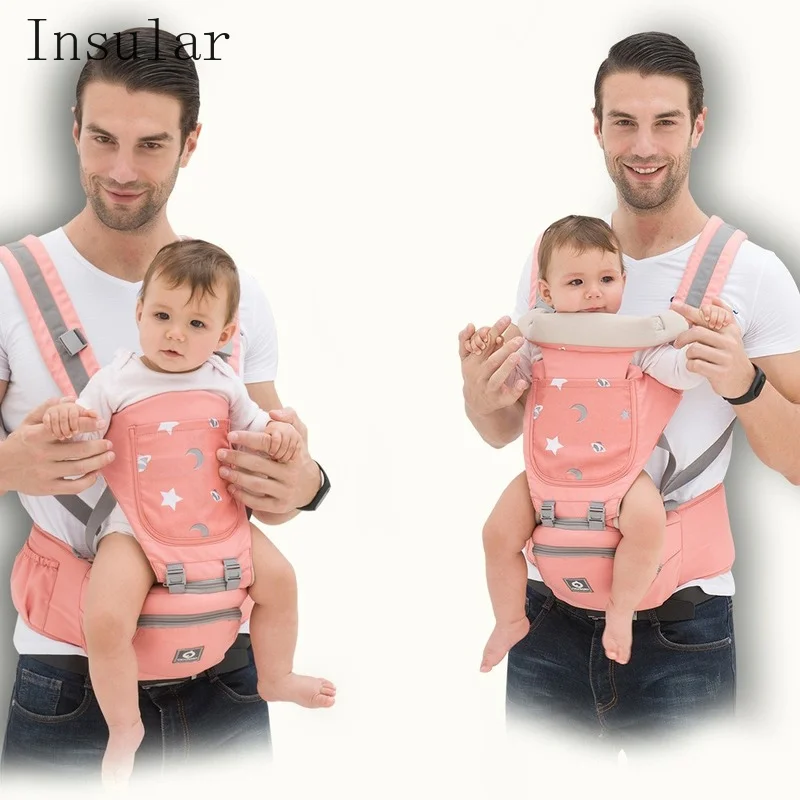 

Insular Ergonomic Baby Carrier Infant Kid Hip Seat Sling Wrap Holder Backpacks Travel Outdoor Kangaroo Front Facing 0-36 Months