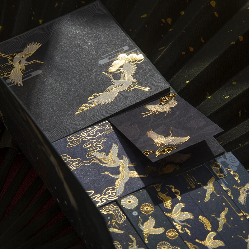 Блокнот в китайском стиле набор креативных стикеров с милыми животными клейкие