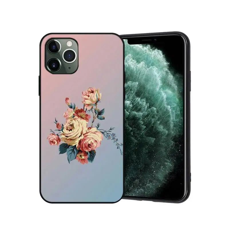 

Flowers Phone Case For Iphone 11 PRO MAX X XS XR 6S 7 8 PLUS SE 2020 Cases Cover Designer Brand