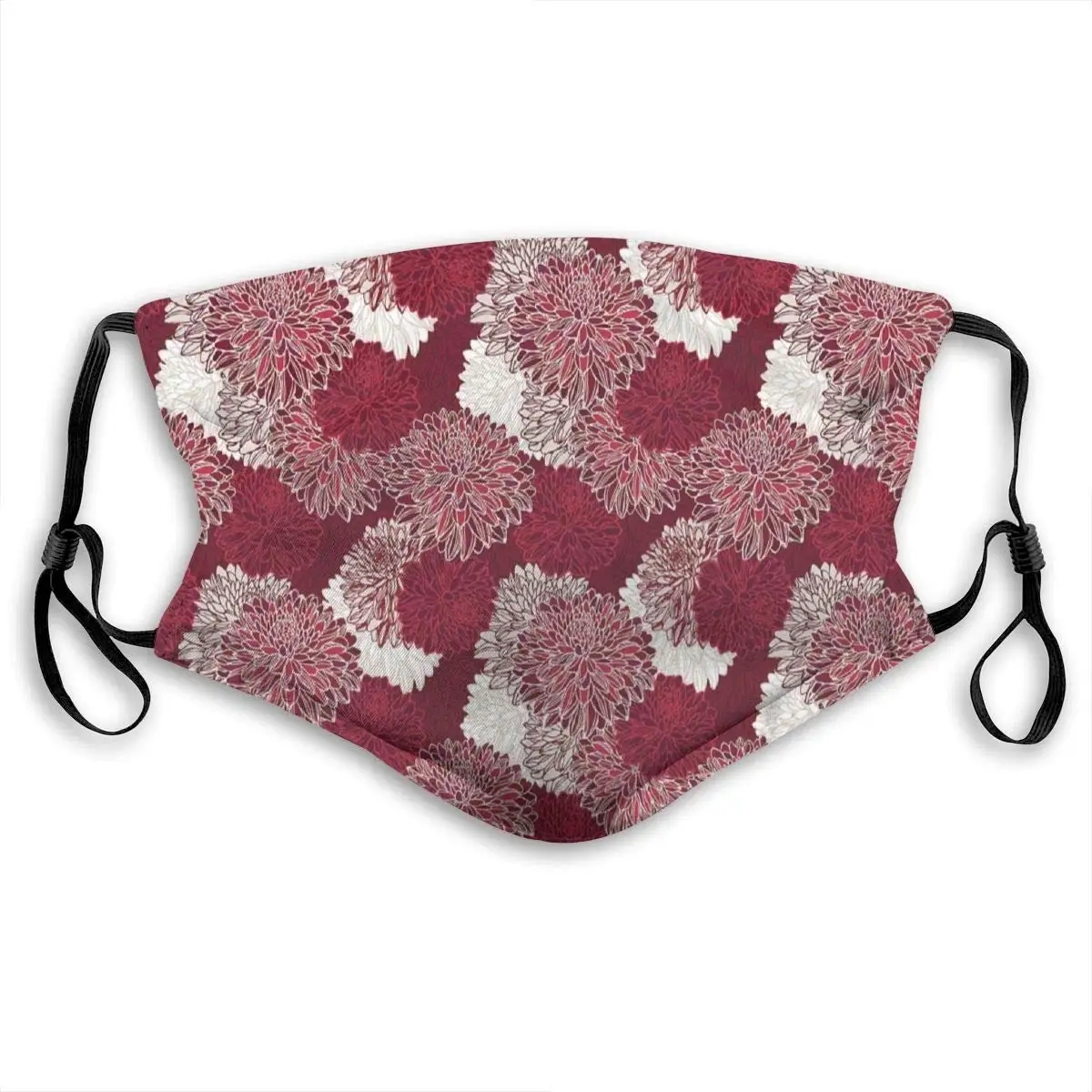 

Unisex Half Face Mouth Mask Face Masks Anti-Dust Face Windproof Ski,Flourishing Chrysanthemums Chinese Pattern Inspired By The