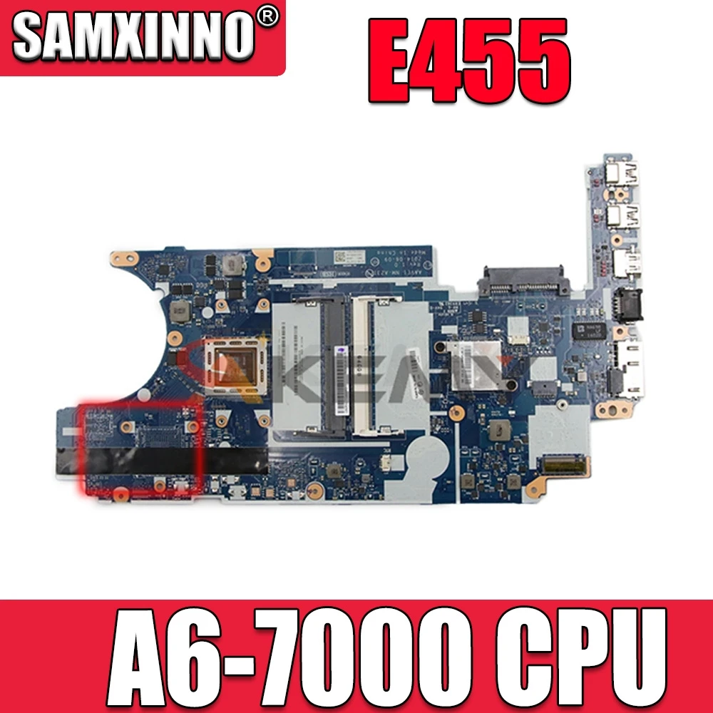 

Akemy For Lenovo thinkpad E455 Laptop Motherboard FRU 04X4982 AAVE1 NM-A231 Mainboard A6-7000 CPU DDR3